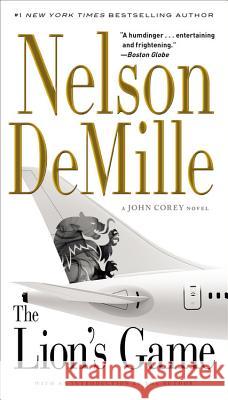 The Lion's Game Nelson DeMille 9781455578627 Grand Central Publishing - książka