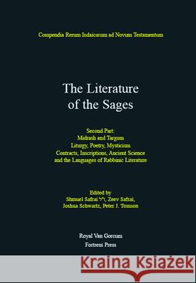 The Literature of the Sages, Second Part Safrai, Zeev 9780800606060 Fortress Press - książka