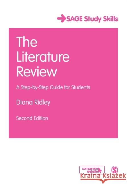 The Literature Review: A Step-by-Step Guide for Students Diana Ridley 9781446201435 Sage Publications Ltd - książka