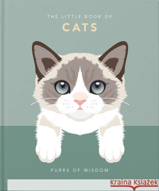 The Little Book of Cats: Purrs of Wisdom Hippo! Orange 9781911610946 Welbeck Publishing Group - książka