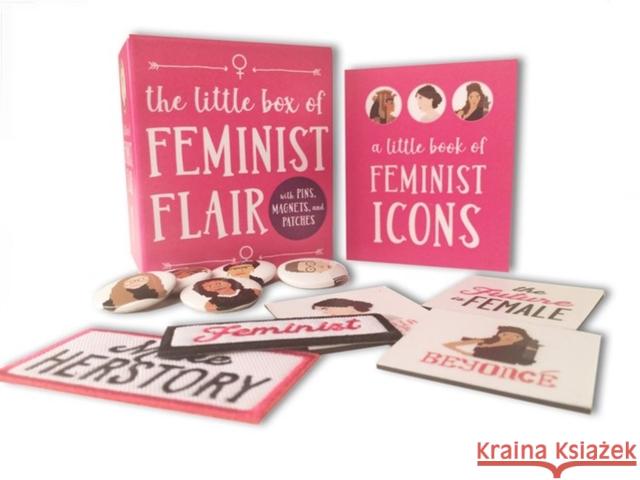 The Little Box of Feminist Flair: With Pins, Patches, & Magnets Lauren Mancuso Anna Fleiss 9780762463442 Running Press Book Publishers - książka