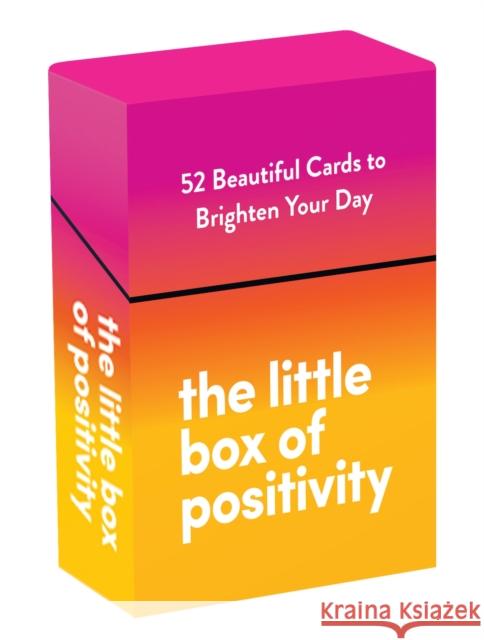 The Little Box of Positivity: 52 Beautiful Cards to Brighten Your Day Summersdale Publishers 9781837996391 Summersdale Publishers - książka