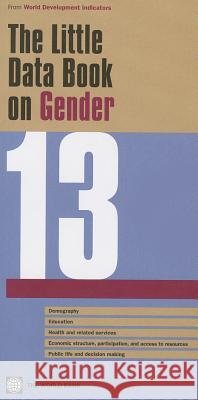 The Little Data Book on Gender 2013 World Bank Group 9780821398203 World Bank Publications - książka