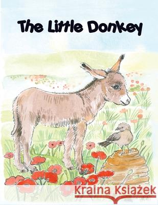 THE LITTLE DONKEY, children's colouring book Pauline Shone Pauline Shone 9780955772931 Olive Shoots - książka