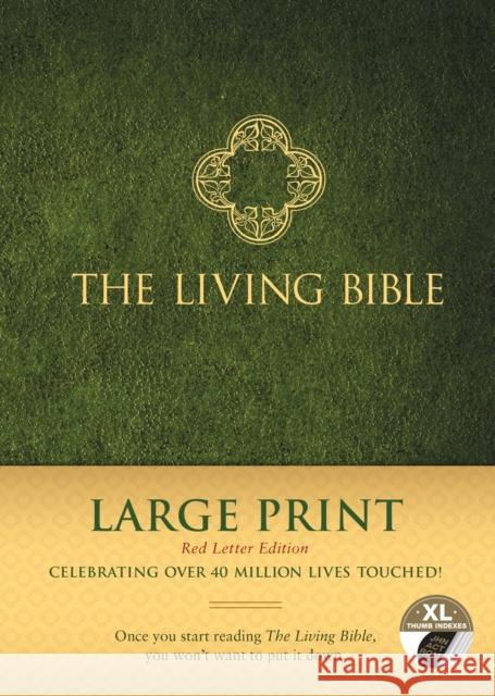 The Living Bible Large Print Red Letter Edition Tyndale 9781496433510 Tyndale House Publishers - książka