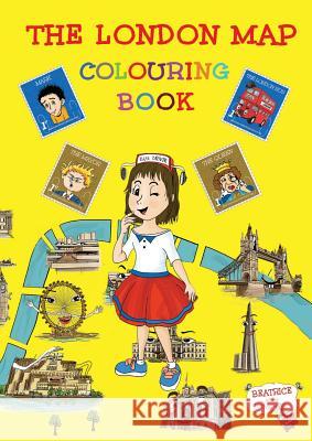 The London Map Colouring Book Francesca Lombardo   9780993043314 Daily Fairy Tales Ltd - książka