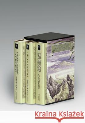 The Lord of the Rings Boxed Set Tolkien, J. R. R. 9780395489321 Houghton Mifflin Company - książka