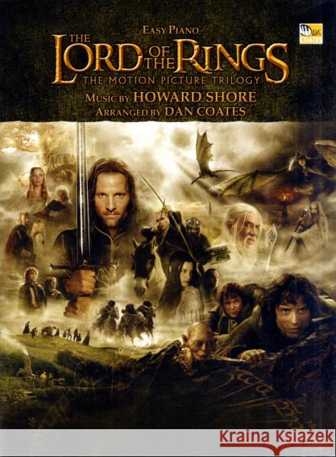The Lord of the Rings Trilogy: Music from the Motion Pictures Arranged for Easy Piano Shore, Howard 9780757924149 Alfred Publishing Company - książka