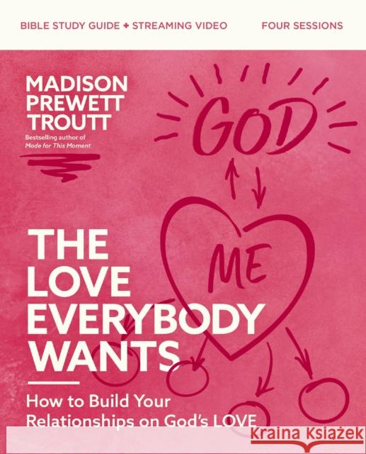 The Love Everybody Wants Bible Study Guide plus Streaming Video: How to Build Your Relationships on God's Love Madison Prewett Troutt 9780310160618 HarperChristian Resources - książka