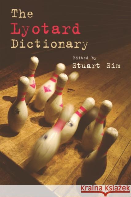 The Lyotard Dictionary  9780748640065  - książka