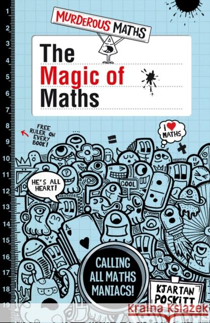 The Magic of Maths Kjartan Poskitt, Rob Davis 9781407197111 Scholastic - książka