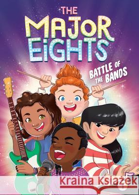 The Major Eights 1: Battle of the Bands Melody Reed Aemilie Paepin 9781499805642 Little Bee Books - książka