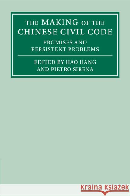 The Making of the Chinese Civil Code  9781009336635 Cambridge University Press - książka
