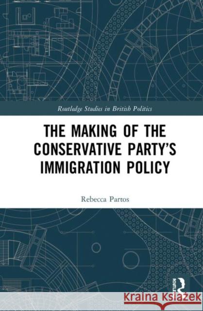 The Making of the Conservative Party's Immigration Policy Rebecca Partos 9781138541566 Routledge - książka