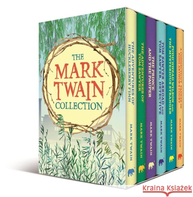 The Mark Twain Collection: Deluxe 6-Book Hardback Boxed Set Mark Twain 9781788285919 Arcturus Publishing Ltd - książka