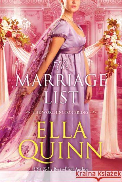 The Marriage List: An Opposites Attract Regency Romance Quinn, Ella 9781420154467 Zebra - książka