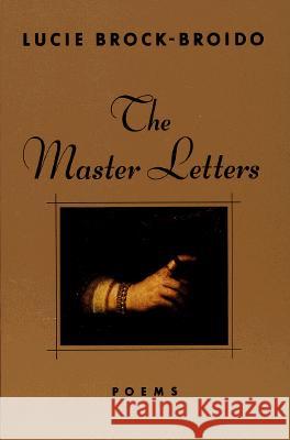 The Master Letters: Poems Lucie Brock-Broido 9780679765998 Alfred A. Knopf - książka
