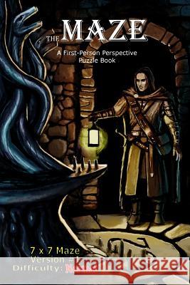 The Maze: A First-Person Perspective Puzzle Book Normal 7x7 Version #1 Brad Hough 9781545414194 Createspace Independent Publishing Platform - książka