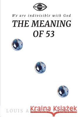 The Meaning of 53 Louis Armand Paulin 9781718693029 Createspace Independent Publishing Platform - książka