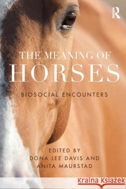 The Meaning of Horses: Biosocial Encounters  9780815346715  - książka