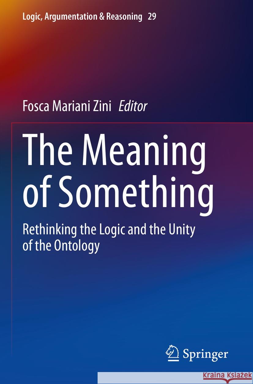 The Meaning of Something  9783031096129 Springer International Publishing - książka