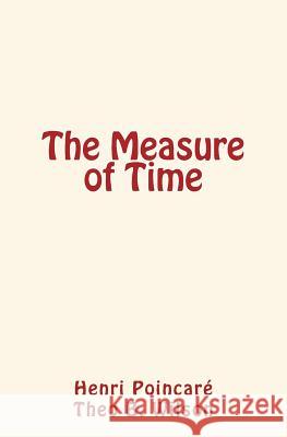 The Measure of Time Henri Poincare Theo B. Wilson 9781530599233 Createspace Independent Publishing Platform - książka