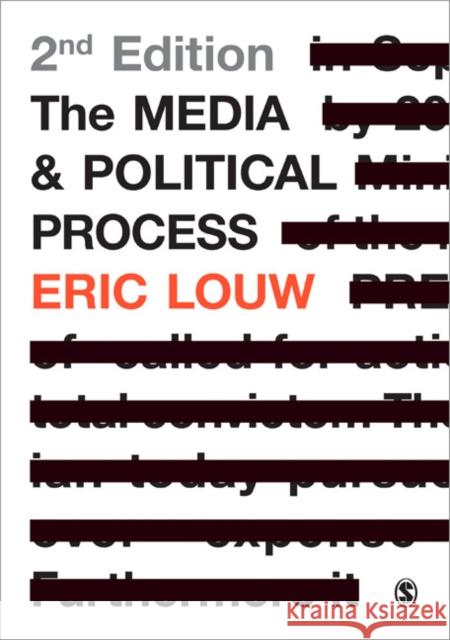 The Media and Political Process Eric Louw 9781848604476  - książka