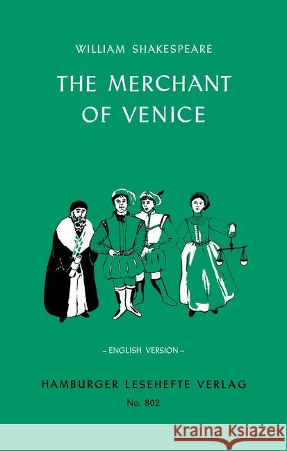 The Merchant of Venice : English Version Shakespeare, William 9783872918017 Hamburger Lesehefte - książka