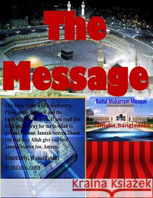 The Message Ahmed Deedat MR Faisal Fahim 9781518837791 Createspace - książka