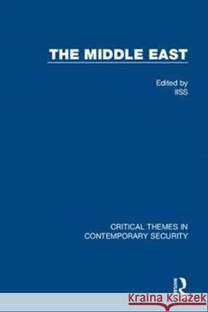 The Middle East Iiss 9781138613508 Routledge - książka