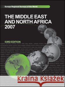 The Middle East and North Africa Routledge 9781857433906 Routledge - książka
