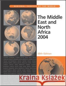 The Middle East and North Africa 2004 Europa Publications 9781857431841 Thomson Gale - książka