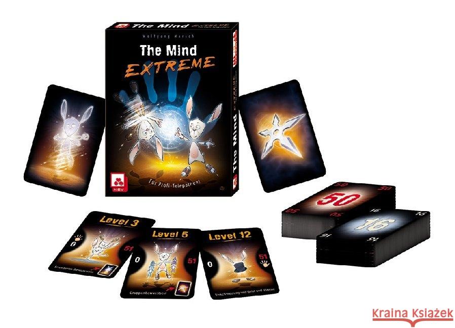 The Mind - Extreme (Spiel) : Für Profi-Telepathen! Warsch, Wolfgang 4012426881237 NSV Nürnberger Spielkarten Verlag - książka