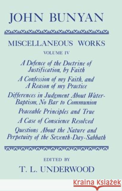 The Miscellaneous Works of John Bunyan: The Miscellaneous Works of John Bunyan Bunyan, John 9780198127321 Clarendon Press - książka