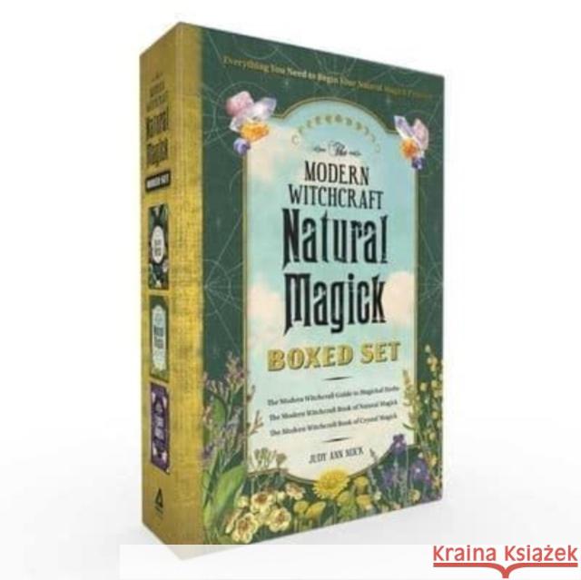 The Modern Witchcraft Natural Magick Boxed Set: The Modern Witchcraft Guide to Magickal Herbs, The Modern Witchcraft Book of Natural Magick, The Modern Witchcraft Book of Crystal Magick  9781507221525 Adams Media - książka