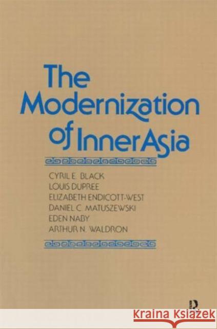 The Modernization of Inner Asia  9780873327787 M.E. Sharpe - książka