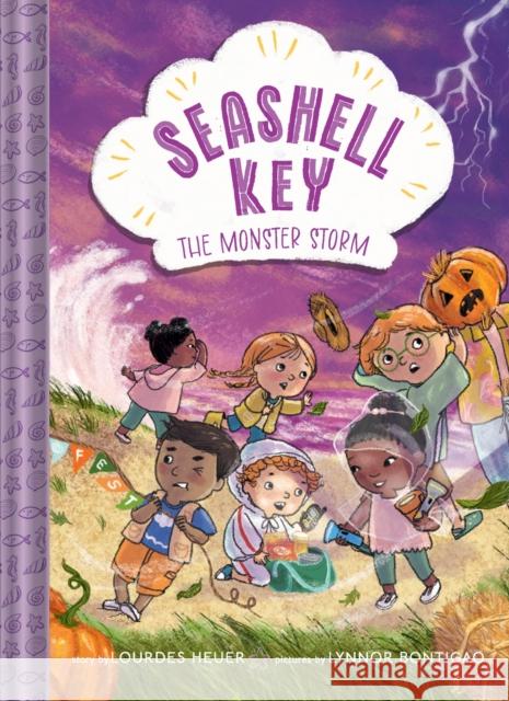 The Monster Storm (Seashell Key #2): A Chapter Book Lourdes Heuer 9781419767432 Amulet Books - książka