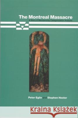 The Montreal Massacre: A Story of Membership Categorization Analysis Eglin, Peter 9780889204225 LAURIER (WILFRID) UNIVERSITY PRESS - książka