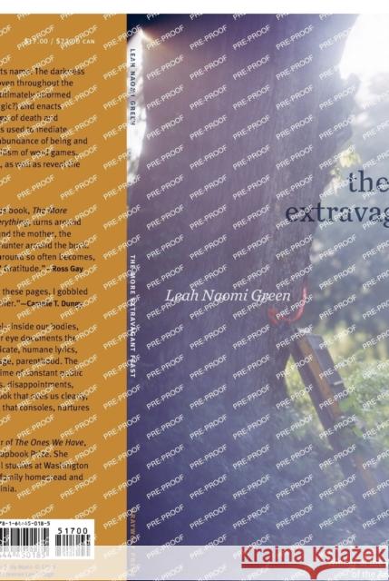 The More Extravagant Feast: Poems Leah Naomi Green 9781644450185 Graywolf Press - książka
