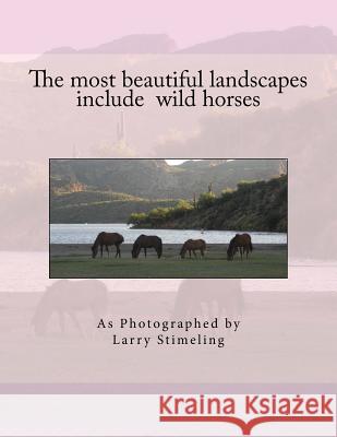 The most beautiful landscapes include wild horses Stimeling, Larry 9781977602398 Createspace Independent Publishing Platform - książka