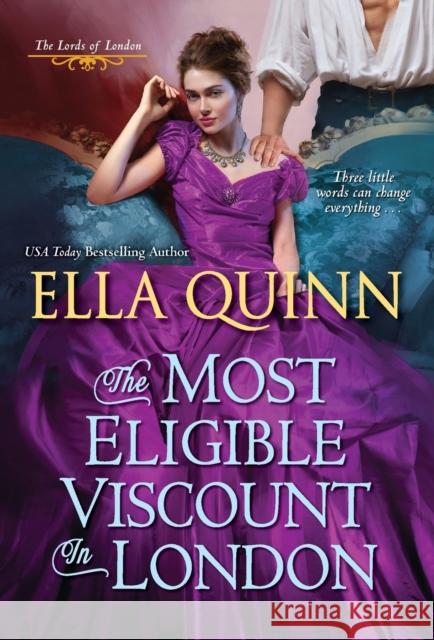 The Most Eligible Viscount in London Ella Quinn 9781420149692 Zebra - książka