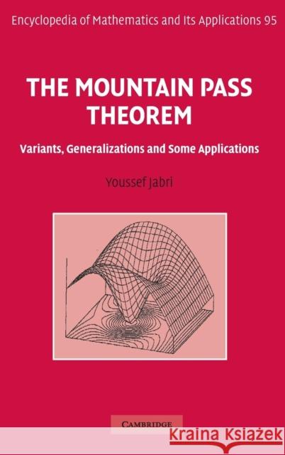 The Mountain Pass Theorem: Variants, Generalizations and Some Applications Jabri, Youssef 9780521827218 Cambridge University Press - książka