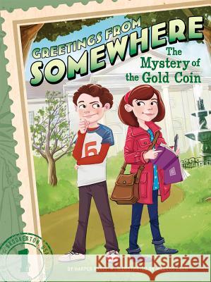 The Mystery of the Gold Coin Harper Paris Marcos Calo 9781442497184 Little Simon - książka