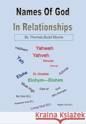 The Names of God In Relationships Moore, Thomas Budd 9781470191054 Createspace - książka