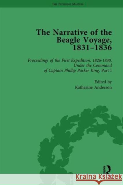 The Narrative of the Beagle Voyage, 1831-1836 Vol 1 Katharine Anderson   9781138761681 Routledge - książka