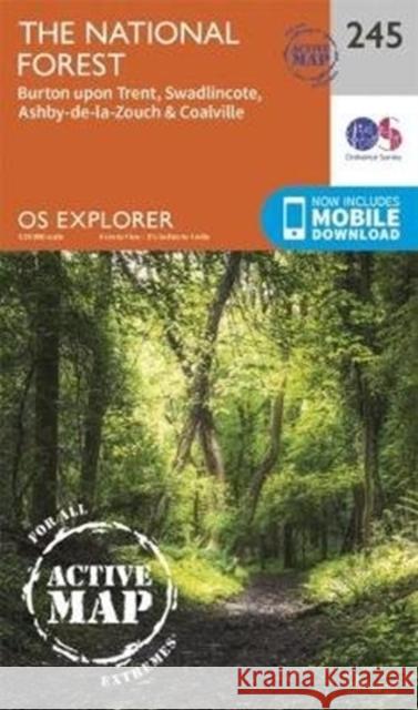 The National Forest  9780319475461 OS Explorer Map - książka