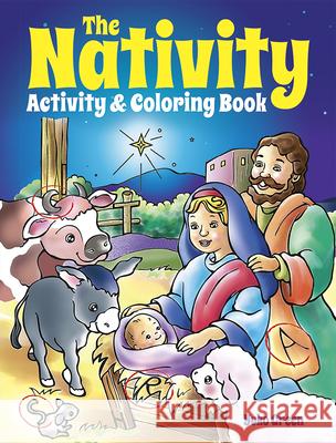 The Nativity Activity & Coloring Book Green, Yuko 9780486497174  - książka