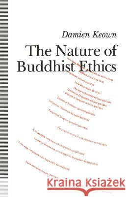 The Nature of Buddhist Ethics Damien Keown 9781349220946 Palgrave MacMillan - książka