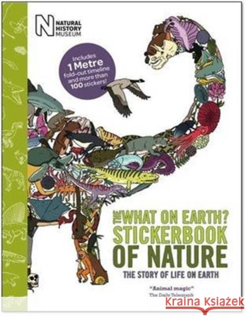 The Nature Timeline Stickerbook Christopher Lloyd 9780956593689 What on Earth Publishing Ltd - książka