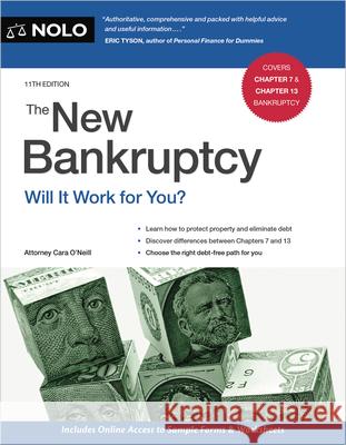 The New Bankruptcy: Will It Work for You?  9781413332902 NOLO - książka